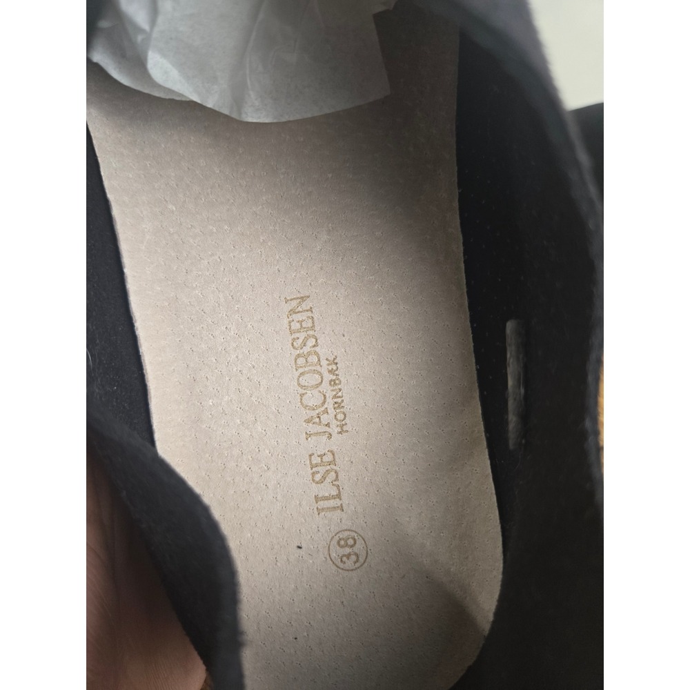 Ilse Jacobsen Tulip 139 Black Perforated Slip On Sneakers Womens 38 US 7.5-8 - Picture 6 of 8